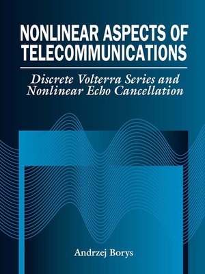 cover image of Nonlinear Aspects of Telecommunications